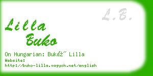 lilla buko business card